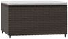 vidaXL Gartenhocker mit Kissen Braun Poly Rattan 319756 Bild 5