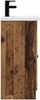vidaXL Badezimmerschrank mit Waschbecken Altholz 42 x 40 x 84,5 cm 890062 Bild 5