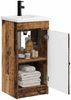 vidaXL Badezimmerschrank mit Waschbecken Altholz 42 x 40 x 84,5 cm 890062 Bild 3