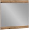 Spiegel Delaware / Delamar, Glas, Holzwerkstoff, Holzfarben, Verspiegelt, 88 x 87 x 2 cm Bild 2