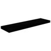 vidaXL Wandregale Schwebend 4 Stk. Hochglanz-Schwarz 90x23,5x3,8cm MDF 323777 Bild 4