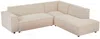 Vente-unique - BORORE Sofa SamtStoff Beige - B 95 cm231 cm x H 44 cm75 cm x L 95 cm256 cm Bild 4