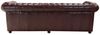 Viersitzer-Sofa Chesterfield Liverpool aus echtem Rindsleder New Red Bild 2
