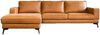 KAWOLA Sofa BLOOM Ecksofa Leder cognac Recamiere links 84 x 177 x 276 cm Bild 3