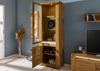 Vitrine Wildeiche 73x40x205 braun geölt KENT #301 Bild 4