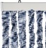 vidaXL Insektenschutz-Vorhang Blau und Weiß 118x220 cm Chenille 315128 Bild 4