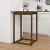 vidaXL Bartisch Honigbraun 80x80x110 cm Massivholz Kiefer 822185 Bild 2