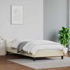 Einzelbettgestell Design für Erwachsene mit Kopfteil ohne Matratze Creme 100x200 cm d3073e Bild 2