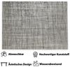 matches21 HOME & HOBBY Platzset Tischsets ELEGANCE 6er Set Schwarz als Tischuntersetzer, (6-St), Abwaschbare Platzsets als Tischunterlagen für Ess-Tisch Tisch-Deko Bild 3