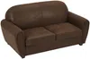Vente-unique - VICTORY Sofa and armchair set StoffStoff Braun - B 91 cm81 cm x H 89 cm x L 170 cm94 cm Bild 4