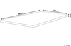 Memoryschaum-Matratzentopper DAZZEL 180 x 200 cm Bild 2