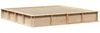 vidaXL Bettrahmen Braun 200 x 200 cm Massives Kiefernholz 3385703 Bild 4