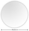 MIRRORS AND MORE 'Franzi' LED-Spiegel Spiegelglas, IP 44, 18W, Ø60cm Bild 4