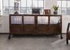 Sideboard Mango 180x40x90 braun lackiert HEAVY INDUSTRY #215 Bild 3