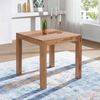Esstisch MUMBAI Massivholz Akazie 80 cm Esszimmer-Tisch Holztisch Design Küchentisch Landhaus-Stil dunkel-braun Bild 2