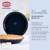 Dr. Oetker Back-Liebe Emaille Kuchenblech 30 cm Bild 3