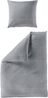 BIERBAUM Bettwäsche Chic Uni, Seersucker, 3 teilig, Schickes Unidesign: Modern und elegant für jedes Schlafzimmer Bild 4
