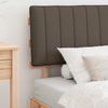 vidaXL Bettgestell mit gepolstertem Kopfteil Taupe 90 x 190 cm 877527 Bild 3