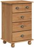 vidaXL Schubladenkommode mit Schubladen ASKIM Braun 45,8 x 40 x 79 cm 4105415 Bild 2