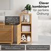 Bellamio 'Newa' Badezimmer Schrank, Bambus, natur, 85x33x33 cm, Badschrank mit 3 Ablagefächern Bild 3