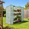 Home Nature Wohnkonzept Tomatengewächshaus Gewächshaus 171,5 × 79,5 × 204 cm – Foliengewächshaus für Balkon und Garten – Stabil, Winterfest, Grün Bild 3