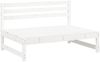 vidaXL 4-tlg. Garten-Lounge-Set Weiß Massivholz Kiefer 3186593 Bild 3