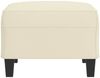 vidaXL Fußhocker Creme 70x55x41 cm Kunstleder 349356 Bild 4
