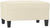 vidaXL Fußhocker Creme 70x55x41 cm Kunstleder 349356 Bild 2
