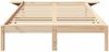 vidaXL Bettrahmen Natur 135 x 190 cm Massives Kiefernholz 873196 Bild 5