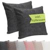 Selfitex Dekokissen 2er Set, 30x50/40x40/40x60/50x50 inkl. Füllkissen, Farben zur Auswahl, robuster Polsterstoffbezug mit weichen Füllkissen Bild 4