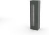 Vitrine >Daiquiri< in Anthrazit-Hochglanz - 45x160x34cm (BxHxT) Bild 3