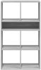 vidaXL Bücherregal Grau Sonoma 66x31x112 cm Holzwerkstoff 860306 Bild 4