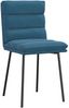 vidaXL Esszimmerstühle 2 Stk. Blau Samt 4101292 Bild 3