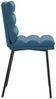 vidaXL Esszimmerstühle 2 Stk. Blau Samt 4101292 Bild 5