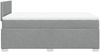 vidaXL Boxspringbett mit Matratze Hellgrau 120x200 cm Stoff 3285848 Bild 5