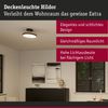 Paulmann 96781 LED Deckenleuchte Hildor Schwarz matt Chrom 2700K 3-Step-Dim Bild 2