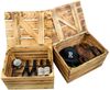 Kistenkolli Altes Land Allzweckkiste 2er set Obstkiste geflammt mit Deckel 48 x 36 x 27 cm (Spar-Set, 2er Set) Bild 2