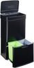 Sensor Mülleimer Venna Edelstahl Schwarz 72L [en. casa] Bild 2