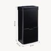Sensor Mülleimer Venna Edelstahl Schwarz 72L [en. casa] Bild 3