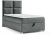 Best for Home Boxspringbett mit Bettkasten Trinity K-2 SINGLE Bonellfederkern inkl. 7 cm Topper (70x200 80x200 90x200 100x200 cm), verschiedene Liefermöglichkeiten, TOP Preis-Leistungs-Verhältnis Bild 5