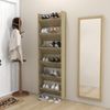 vidaXL Wand-Schuhschränke 2 Stk. Sonoma-Eiche 60x18x90cm Holzwerkstoff 806766 Bild 4