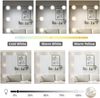 Schminktisch LED-Beleuchtung Frisiertisch Spiegel Make-up Kosmetiktisch 3 Farben Bild 4