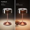 SIGOR LED Tischleuchte Akku-Glasleuchte NUMOTION rosegold, Dimmbar, LED fest integriert, Warmweiß Bild 3