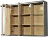 Spiegelschrank >Nebraska< in Matera Beton - 110x70x21cm (BxHxT) Bild 3