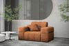 Sofaset Designersofa NANCY 3-2-1 in Stoff Perfekt Harmony Caramel Bild 3