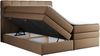 Boxspringbett, Polsterbett, Bett, Schlafzimmer - ERNI-KING - 180x200cm - Braun Kunstleder - H4 Bild 4