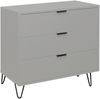 Maeusbacher Bonnie Kommoden Draht kreidegrau matt lack BxHxT: 81 x 80 x 45 cm Bild 3