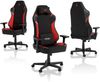 Gaming Stuhl Bürostuhl X1000 Ergonomisch Schreibtischstuhl Schwarz/Rot Bild 4