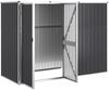 vidaXL Gerätehaus Anthrazit 225x89x161 cm Verzinkter Stahl 316215 Bild 4