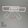 BRILONER - LED Deckenlampe mit kleinen LED-Dots, warmweißes Licht, Schwenkbare Deckenleuchte, LED Lampe Alufarbig, 28W Wohnzimmerlampe mit Speicherfunktion, 560 x 180 x 75 mm (LxBxH), Silber Bild 3